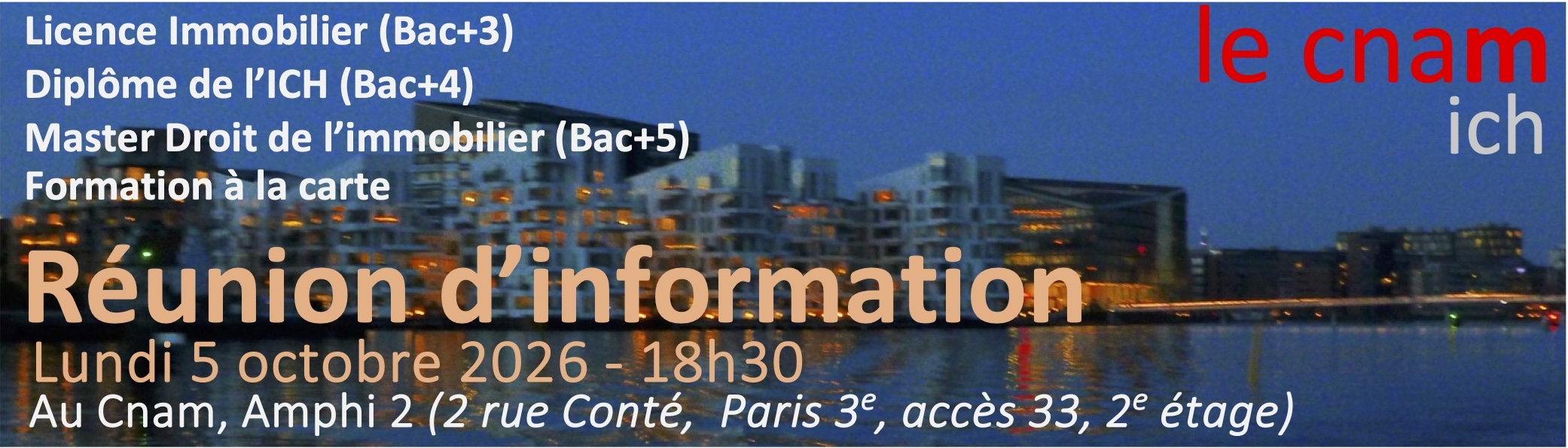 Réunion information
